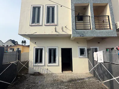Spacious and Lovely 2 Bedroom Duplex with Its Own Compound — New Road, Alpha Beach Road, Lekki, Lagos