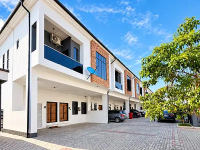 3 Bedroom Terrace Duplex with Fitted Kitchen — Lekki, Lagos