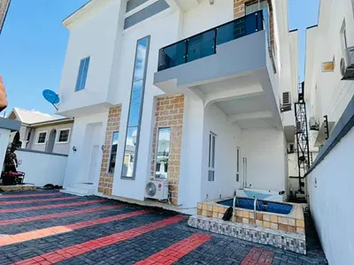 Self Service 5 Bedroom Fully Detached Duplex with BQ & Pool — Lekki, Lagos