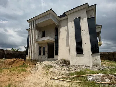 70% Complete 6 Bedroom Detached Duplex — Apu Road, Rukpokwu, Port Harcourt, Rivers