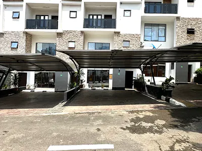 4 Bedroom Fully Furnished Terraced Duplex with a Room BQ — Guzape District, Abuja