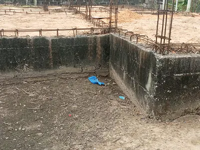 Residential Land with Foundation — Unity Estate, Sangotedo, Ajah, Lagos