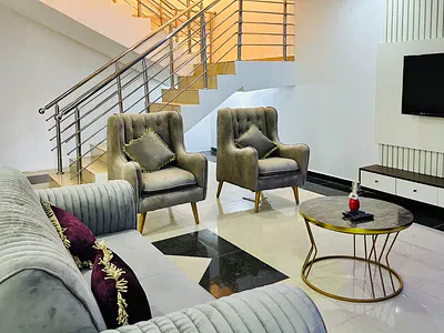 Luxury Furnished and Service 4 Bedroom Duplex — River Park Estate, Lugbe District, Abuja