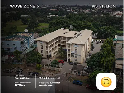 Four-Storey Commercial Building — Wuse Zone 5, Wuse, Abuja