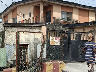 Block of 4 Units of 3 Bedroom Flats — Central Estate Off Ago Palace Way, Okota, Isolo, Lagos