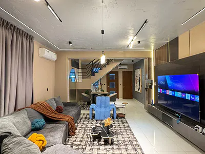 Luxurious 2 Bedroom Maisonette Apartment with City View — Lekki, Lagos