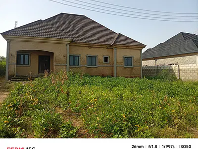 3 Bedroom Bungalow Carcass — Orozo, Abuja