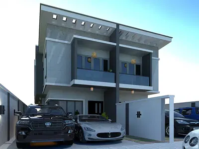 Spaciously Clean New 4 Bedroom Semi-Detached Duplex — Alpha Beach Road, Lekki, Lagos