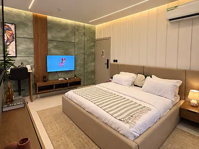 Tastefully Furnished Studio Apartment — Capital Apartment, Yaba, Lagos