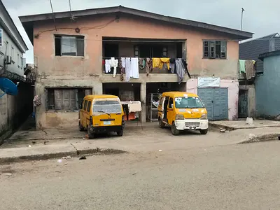 Solid 6 Bedroom Dilapidated Storey Building Is Located in a Very Calm — Ronke Street, Off Ijesha Road, Surulere, Lagos