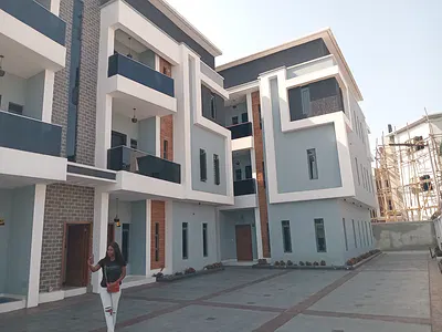 Newly Built 2 Bedroom Flat Upstairs — Lekki Scheme Estate, Ajah, Lagos