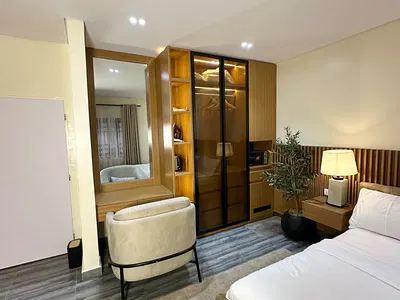 Luxury Studio Apartment with 24/7 Power Supply — Yaba, Lagos