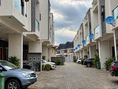 4 Bedroom Terraced Duplex Plus BQ and Ample Parking Space — Ikate, Lekki, Lagos