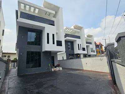 Brand-New and Luxurious 5-Bedroom Detached Duplex with BQ — Afrab, Adeniyi Jones, Ikeja, Lagos