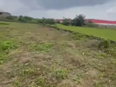 1 Acre of Industrial Land Fenced Round with Gate. — Warewa Opic Isheri, Opic, Isheri North, Lagos