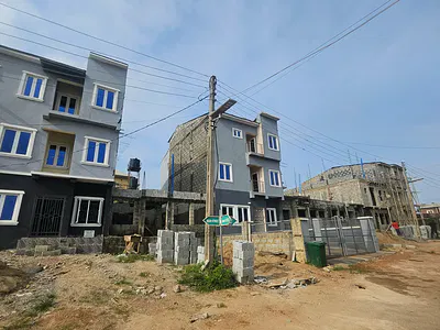 4 Bedroom Duplex with B/Q — By Emerelad Flower City Estate, Lokogoma District, Abuja