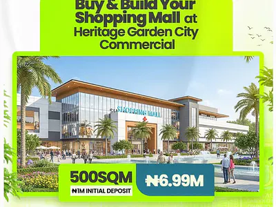 Own Commercial Land with 6 Months Interest-Free Payment — Heritage Garden City Commercial Come with a Perimeter Fencing, Agbowa, Ikorodu, Lagos