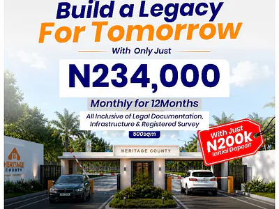 Own Affordable Land with 12-Month Interest-Free Plan! — Heritage County Alabata, Abeokuta South, Ogun