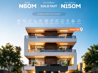 Sophisticated 2 Bedroom Penthouse — Belmont Residence, Yaba, Lagos
