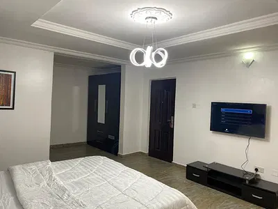 Spacious and Furnished 3 Bedroom Flat Upstairs — Chevron, Lekki, Lagos