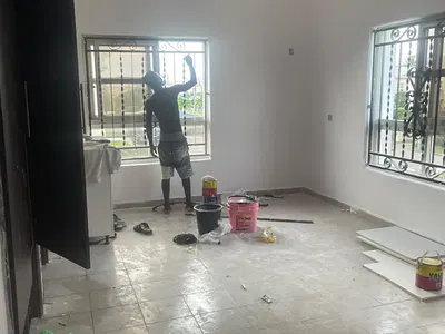 Studio Apartment Upstairs — Northern Foreshore Estate, Chevron, Lekki, Lagos