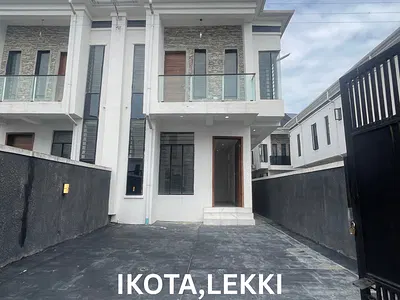 4 Bedroom Self Compound Duplex with BQ — Ikota Villa Estate, Ikota Lekki Lagos, Ikota, Lekki, Lagos