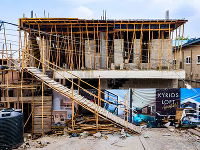 Off-Plan Studio Self-Contain with Pool & Constant Electricity — Mafowoku Street, Akoka, Yaba, Lagos