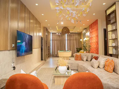 Luxurious 3 Bedroom Apartment with Snooker Table & City View — Ikoyi, Lagos