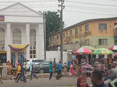2 Story Building Facing Major Road — Lagos Road, Ikorodu, Lagos