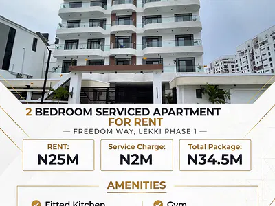 2 Bedroom Serviced Apartment — Lekki, Lagos