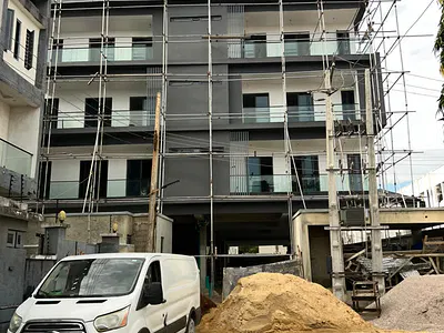 Prestigios 2 Bedroom Flat with BQ, Gym and Swimming Pool — Ikate, Lekki, Lagos