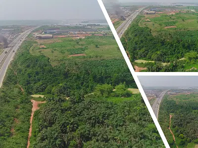 Industrial Land Measuring 39.347 Hectares — New Kara Market, Ogere, After Interchange, Ikenne, Ogun