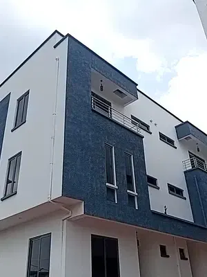 Lovely 4 Bedroom Semi Detached Duplex + BQ & Pool in Secure Estate — Opebi, Ikeja, Lagos