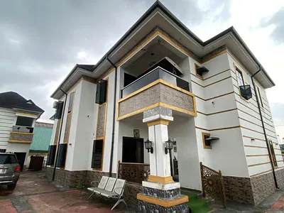4 Bedroom Detached Duplex with 2 Units of 1 Bedroom Apartments — Cherubim Road Ogbogoro Portharcourt, Port Harcourt, Rivers