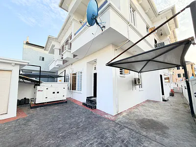 Fully Furnished 4 Bedroom Semi-Detached Duplex with BQ & Solar System — Ikota, Lekki, Lagos