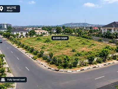 8000SQM Residential Land Plot — Wuye, Abuja