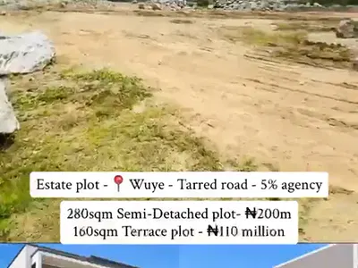 280SQM Estate Plot — Wuye, Abuja