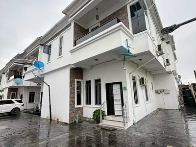 Furnished 4 Bedroom Terrace Duplex with BQ & Inverter — Oral Extension Eleganza Chevron, Lekki, Lagos