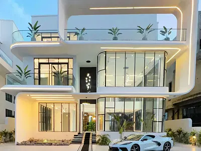 5 Bedroom Contemporary Fully Detached House — Osapa, Lekki, Lagos