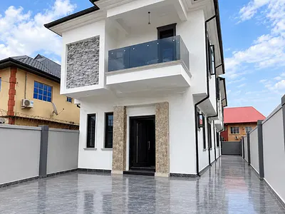 Newly Built 5 Bedroom Detached Duplex with BQ in Secure Estate — Agege, Lagos