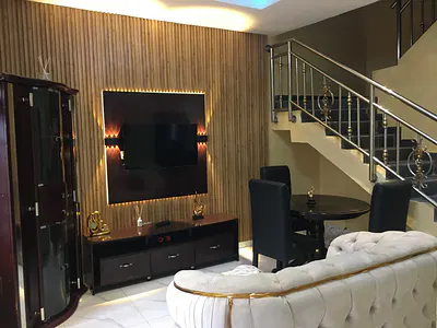 Fuly Furnished 2 Bedrooms Terraced Duplex — Behind Shonibare Estate, Maryland, Lagos