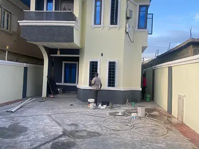 Brand New Block of 4 Flats — Oguntade, Egbeda, Alimosho, Lagos