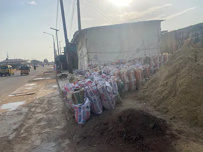 Land Facing Major Road Ayobo — Camp David's Road, Ipaja, Lagos