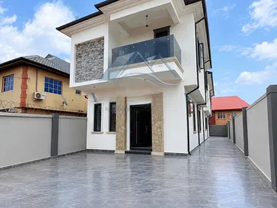 Luxury Built 5 Bedroom Fully Detached Duplex with BQ — Abule Egba, Agege, Lagos