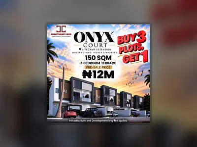 Residential Land in Onyx Court Estate — Plot 5, Cad. Zone D07, Sabo Gida (Lifecamp), Life Camp, Abuja