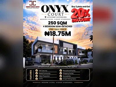 250 SQM Residential Plot — Plot 5, Cad. Zone D07, Life Camp, Abuja