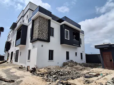 Newly Built 3 Bedroom Flat — In an Estate, Bogije, Ibeju Lekki, Lagos