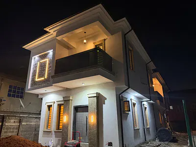 Brand New 4 Bedroom Detached Duplex with BQ — New Oko-Oba, Agege, Lagos