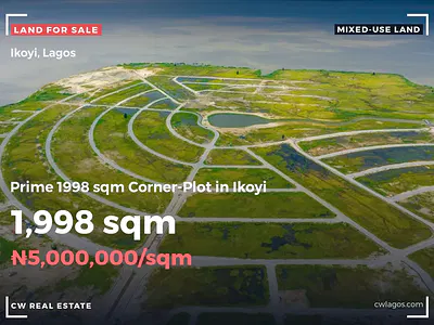 Prime 1998 SQM Corner-Plot — Banana Island, Ikoyi, Lagos
