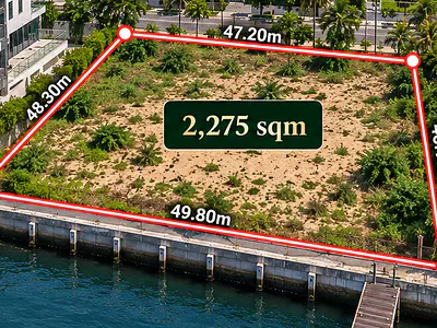 Waterfront Land (2275SQM) — 3rd Avenue, Banana Island, Ikoyi, Lagos